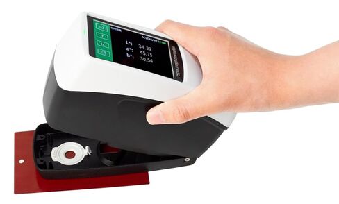 Digital Spectrophotometer Three Caliber Spectrophotometer with Caliber 11mm 6mm 3mm Measuring Structure D/8,SCI+SCE Measurement Repeatability DE*ab≤0.02 Full-Band Balanced LED Light Source in Saudi Arabia