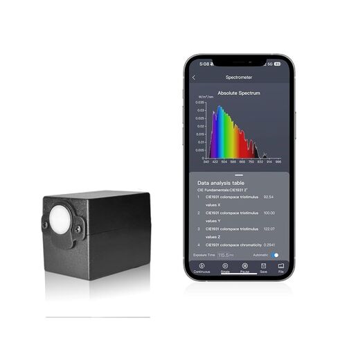 P4 Professional Color Lux Meter Wireless Connection Spectrum Analyzer for Plant Grow Light PAR 340-800nm High Sensitivity, Low Error in Saudi Arabia
