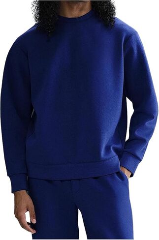 Nike 24.7 ImpossiblySoft Men's Dri-FIT Crew (HQ6964-455, Deep Royal Blue/Blue Void) Size Small in Saudi Arabia