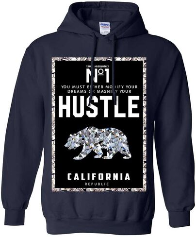 قميص دولفين من شركة كاليفورنيا ريبابليك رقم 1 سويت شيرت بغطاء للرأس من Diamond Hustle in Kuwait