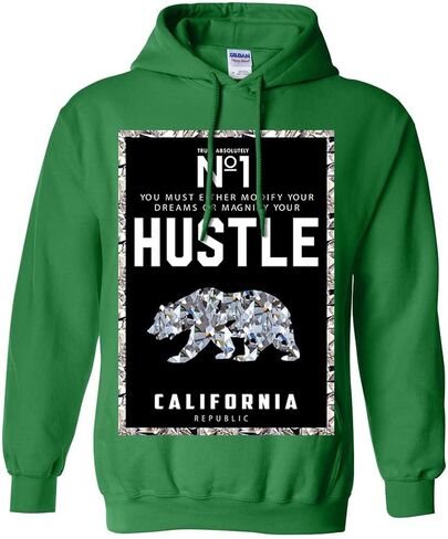 قميص دولفين من شركة كاليفورنيا ريبابليك رقم 1 سويت شيرت بغطاء للرأس من Diamond Hustle in Kuwait