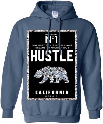 قميص دولفين من شركة كاليفورنيا ريبابليك رقم 1 سويت شيرت بغطاء للرأس من Diamond Hustle in Kuwait