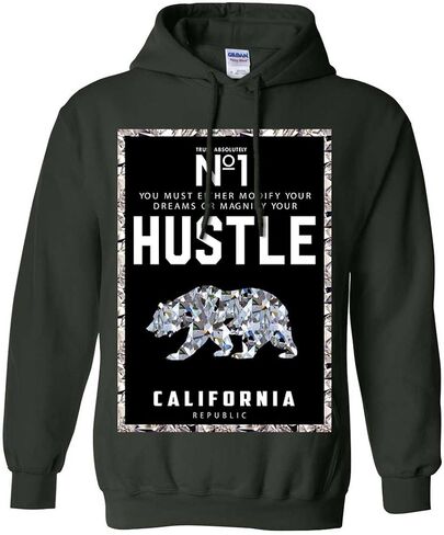 قميص دولفين من شركة كاليفورنيا ريبابليك رقم 1 سويت شيرت بغطاء للرأس من Diamond Hustle in Kuwait