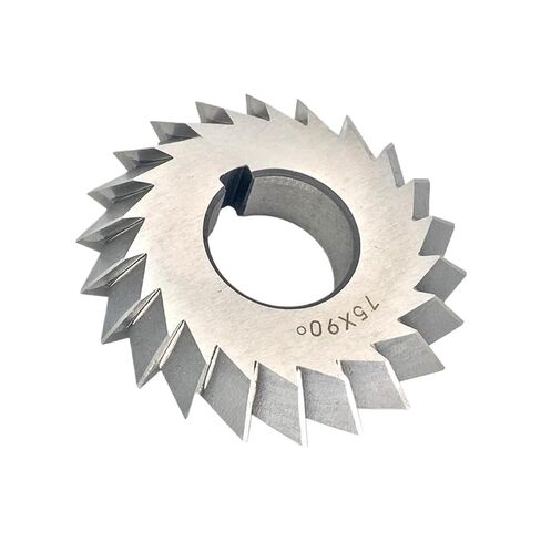 Gear Milling Cutter Gear 1pcs Hss Symmetrical Double Angle Milling Cutter, White Steel V-Groove, V-Angle, 45°60 °90°(75X45 Degrees) in Saudi Arabia