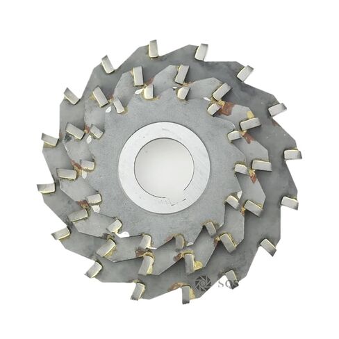 Gear Milling Cutter Gear 1pcs Three Sided Indexable Disc Saw Milling Cutter Alloy Tungsten Steel Tool CNC Blade Maching Flat Carbide Tools(80x5x27x12T W2) in Saudi Arabia