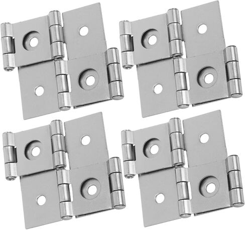4pcs Biaxial Hinge Kit for Swing Doors Interior Exterior Spring Loaded Hinge Installation Hardware Door Spring Replacement in Kuwait