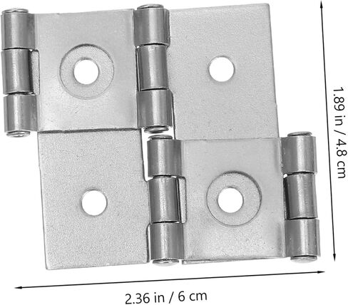 4pcs Biaxial Hinge Kit for Swing Doors Interior Exterior Spring Loaded Hinge Installation Hardware Door Spring Replacement in Kuwait