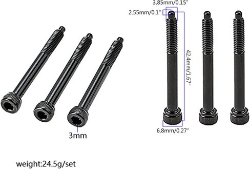 6 Pcs Guitar Tremolo Bridge Saddle String Lock Screws for Floyd Rose Tremolo Lock Screws Easy to Install Iron in Kuwait