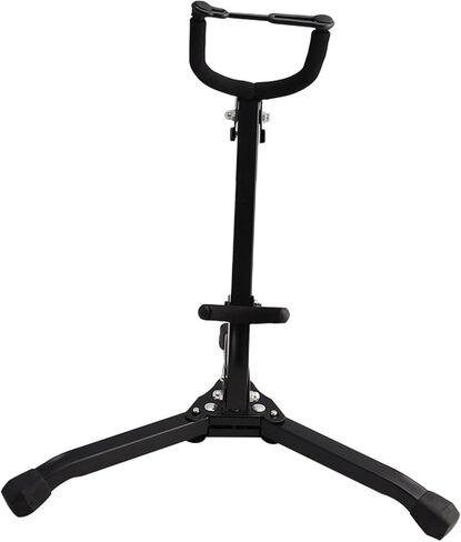 Toddmomy Portable Tenor Saxophone Stand Storage Rack Ground Tripod Holder Black Accessory for Performance and Practice in Kuwait