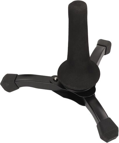 Soprano Saxophone Stand Foldable Tripod Holder, Metal and Plastic, Portable Design - Adjustable Height, Stable Rubber Caps, Suitable for Wind Instruments in Kuwait