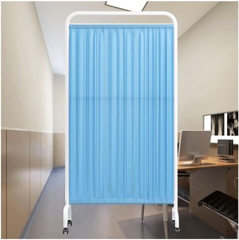 Medical Privacy Screen, Portable Freestanding Room Divider Panel with Wheels for Clinic Office Beauty Salon in Kuwait
