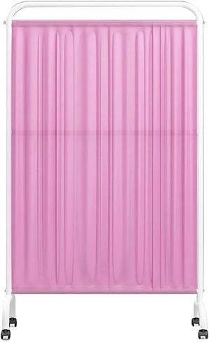 Folding Medical Privacy Screen, Mobile Room Divider, Waterproof Nylon Fabric, Single Panel Partition with Wheels for Clinic, Beauty Salon, Office in Kuwait