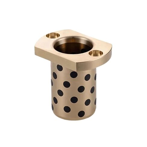 Bearing Sleeve, Inside Diameter MPTNZ6/8/10/12/13mm Brass Sleeves Graphite Cover Trimming Flange Two Holes Composite Bushing Bearings(12x18x15-36x5-1pcs) in Kuwait