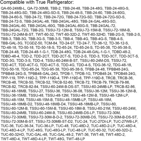 800366 Temperature Controler Kit Compatible with True Refrigerator, Refrigerator Thermostat with 76in Coil Sensing, Replaces 077B6806 077B7172 988282 in Kuwait
