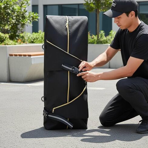 Qianly Skateboard Backpack Adjustable Shoulder Straps Skateboard Carrying Case Large Capacity Longboard Travel Bag for Commuting in Kuwait