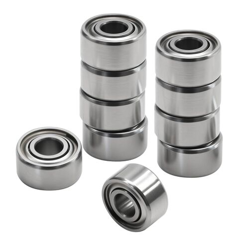 SYOWADA 10Pcs MR52ZZ Bearings 2mm Bore ID 5mm OD 2.5mm Width Double Shielded Miniature Chrome Steel Ball Bearing for Fidget Spinners Micro Motor Office Equipment in Kuwait