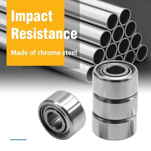 SYOWADA 10Pcs MR52ZZ Bearings 2mm Bore ID 5mm OD 2.5mm Width Double Shielded Miniature Chrome Steel Ball Bearing for Fidget Spinners Micro Motor Office Equipment in Kuwait