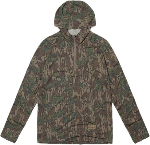 سترة North Mountain Gear CoolTech Cooling Hoodie - قميص أداء خفيف الوزن وخفيف الوزن بأكمام طويلة في Mossy Oak Camo in Kuwait