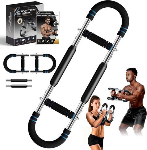 Twister Arm Trainer ، 66-110 رطل معدات تمرين قابلة للتعديل-معدات تدريب على شكل حرف U للصدر ، ومدرب للرجال ، وتجريب الكتف والساعد ، ولياقة الصالة الرياضية المنزلية ، وبناء العضلات in Kuwait