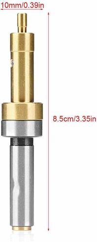 Fafeicy CE420 Non Magnet Edges Finder, Mechanical Rotation Measurement for Accurate Workpiece Location, with Stainless Steel Construction, for Traditional Milling Machines in Kuwait