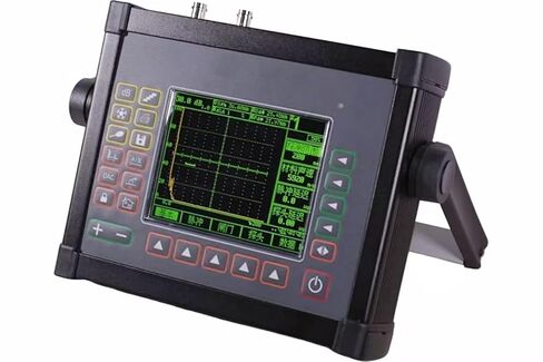 NDT Ultrasonic Flaw Detector Portable Defectoscope Tester with 0.01mm Resolution 1.0~12000mm Range 500~20000m/s Velocity RS232 Communication in Kuwait
