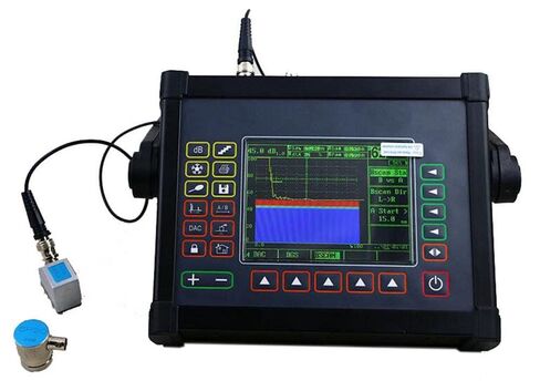 NDT Ultrasonic Flaw Detector Portable Defectoscope Tester with 0.01mm Resolution 1.0~12000mm Range 500~20000m/s Velocity RS232 Communication in Kuwait