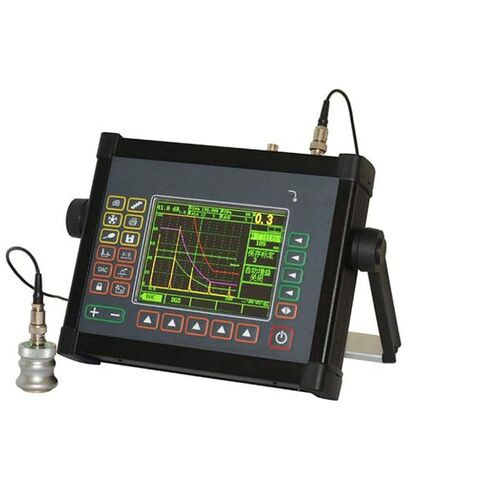 NDT Ultrasonic Flaw Detector Portable Defectoscope Tester with 0.01mm Resolution 1.0~12000mm Range 500~20000m/s Velocity RS232 Communication in Kuwait