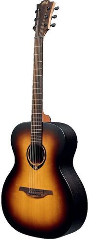Lag Tramontane 70 Auditorium Solid Sitka Spruce Acoustic Guitar، لوحة أصابع براونوود، براون صن برست in Kuwait
