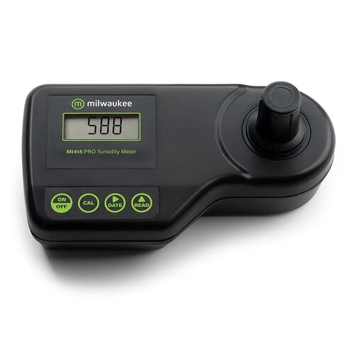 Milwaukee Instruments Mi415 Turbidity Meter with FTU Scale, 0 Degree C to 50 Degree C Temperature Range, 52 mm Height, 104 mm Width, 192 mm Length in Kuwait