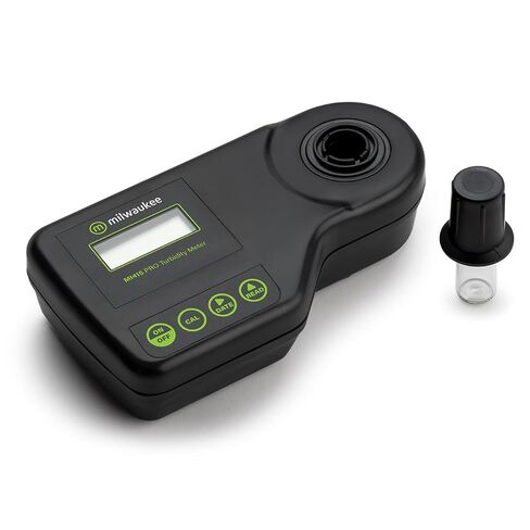 Milwaukee Instruments Mi415 Turbidity Meter with FTU Scale, 0 Degree C to 50 Degree C Temperature Range, 52 mm Height, 104 mm Width, 192 mm Length in Kuwait