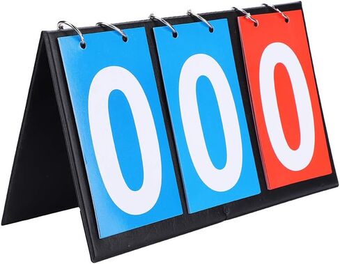 عداد النتائج الرياضي القابل للطي من HURRISE لتنس الطاولة وكرة السلة وكرة القدم - خفيف الوزن ورقمين و3 أرقام و4 خيارات in Kuwait