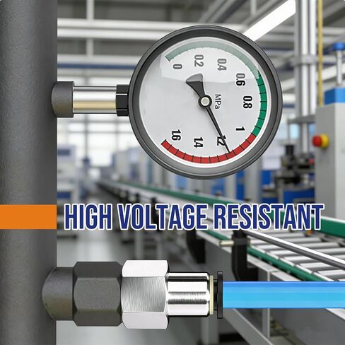 1/4 أنبوب OD x 1/4 NPT أنثى دفع لتوصيل تركيبات خرطوم الهواء | محول طيران مستقيم سريع هوائي in Kuwait