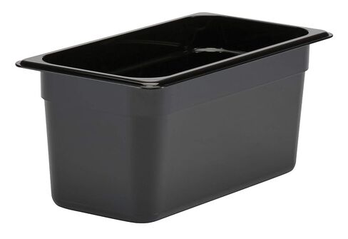صينية طعام Cambro 36CW110 مقاس 1/3 × 6 بوصة، حافظة سوداء مكونة من 6 قطع in Kuwait