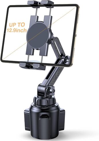 حامل كوب كوب كوب حامل الكمبيوتر اللوحي للسيارة ، كوب السيارة الطويل القابل للتعديل ، حامل ipad حامل 【سوبر مستقر】 iPad كوب حامل السيارة لجميع 4.7 "-12.9" Apple Samsung Galaxy Tab in Kuwait
