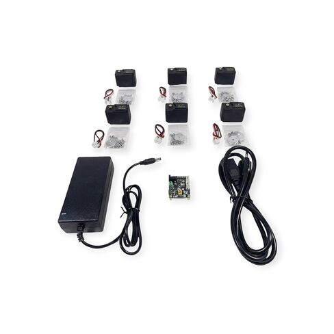 SO-101 Follower Arm Kit - Electronics and Frame for AI Robot Arm Build | 6X STS3215 Servo 12V, 1/345 Gear (C018), Motor Control Board, Power Supply, 3D-Printed Frame | Compatible with LeRobot in Saudi Arabia