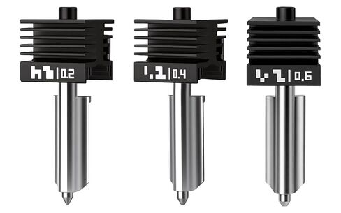 P2S High Flow Hotend Kit with Hardened Steel Nozzle for Bamboo lab H2D/H2S/H2C/X2D/P2S 3D Printer, Save 30% Time Print Head, One-Piece Integrated Design for Reduced Clogging (0.6mm) in Kuwait