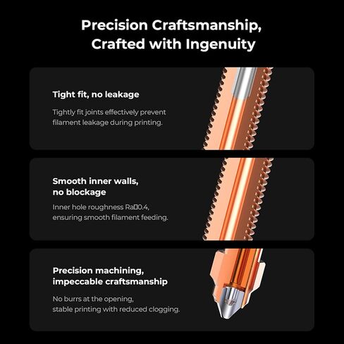 مجموعة الطارد والفوهة Creality K2 Plus، لطابعة K2 وK2 Pro وK2 Plus ثلاثية الأبعاد، مع فوهة سريعة التبديل مقاس 0.4 مم، ومفتاح فوهة واحد، و5 قطع من جورب السيليكون، ومجموعة بثق التروس المزدوجة in Kuwait