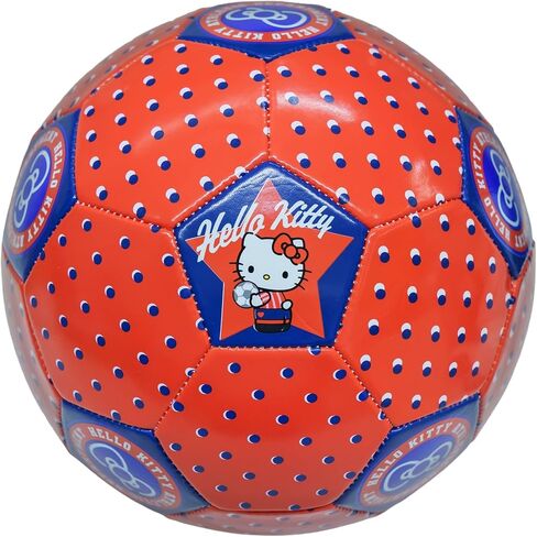 Hello Kitty Size 5 Basketball, Red and Yellow Rubber Basketball for Indoor and Outdoor Play, Recreational Youth Ball for All Skill Levels in Kuwait