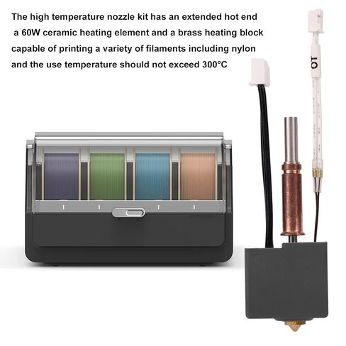 Hotend for Anycubic Kobra 3/ACE Pro Hot End Kit, Alloy Print Head Extruder Kit Heater Block Heating Cartridge Thermistor Nozzle with 2 Silicone Cover for 3D Printer Accessories in Kuwait