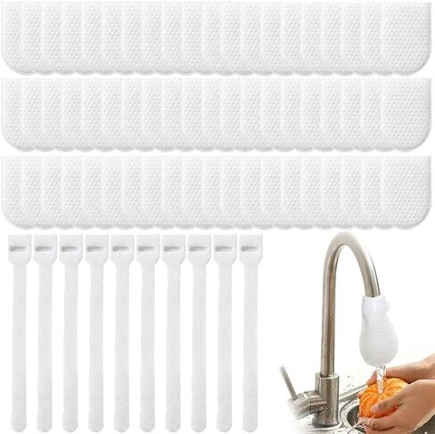 2026 New Faucet Filter Cotton Bag, 100Pcs Faucet Filter Bag for Filtering tap Water, Cotton Filter Bag for Faucet, Kitchen Sink in Kuwait