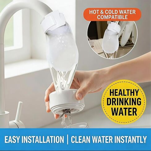 2026 New Faucet Filter Cotton Bag, 100Pcs Faucet Filter Bag for Filtering tap Water, Cotton Filter Bag for Faucet, Kitchen Sink in Kuwait