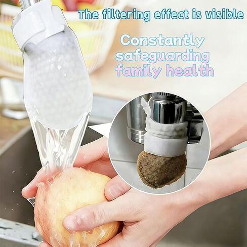 2026 New Faucet Filter Cotton Bag, 100Pcs Faucet Filter Bag for Filtering tap Water, Cotton Filter Bag for Faucet, Kitchen Sink in Kuwait