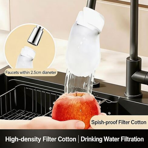 2026 New Faucet Filter Cotton Bag, 100Pcs Faucet Filter Bag for Filtering tap Water, Cotton Filter Bag for Faucet, Kitchen Sink in Kuwait
