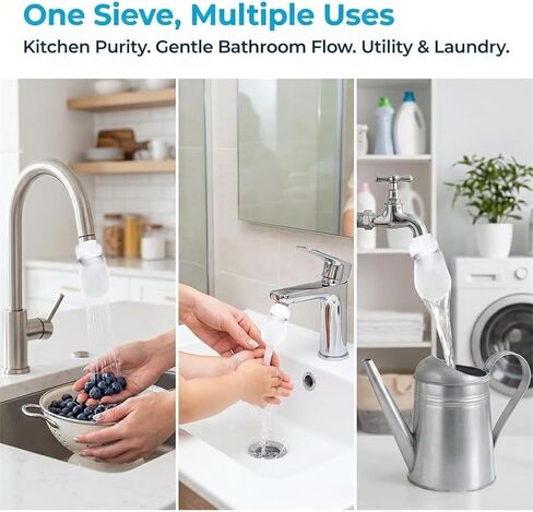 2026 New Faucet Filter Cotton Bag, 100Pcs Faucet Filter Bag for Filtering tap Water, Cotton Filter Bag for Faucet, Kitchen Sink in Kuwait