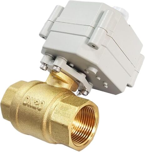1pcs 3/4" AC110V to 230V Full Bore Electric Ball Valve NPT thread with indicator DN20 Actuated Ball Valve For Water Treatment (AC110V-230V_CR303 BSP Thread) in Kuwait