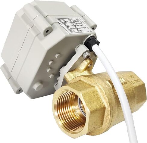 1pcs 3/4" AC110V to 230V Full Bore Electric Ball Valve NPT thread with indicator DN20 Actuated Ball Valve For Water Treatment (AC110V-230V_CR303 BSP Thread) in Kuwait