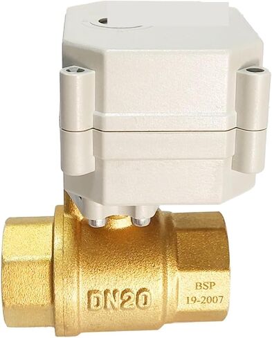 1pcs 3/4" AC110V to 230V Full Bore Electric Ball Valve NPT thread with indicator DN20 Actuated Ball Valve For Water Treatment (AC110V-230V_CR303 BSP Thread) in Kuwait