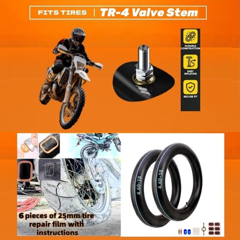 120/80-18 100/100-18 Dirt Bike Tube Fits 110/100-18 120/90-18 130/70-18 130/80-18 Dirt Bike tire in Kuwait