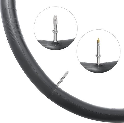 2-PCS 700x35C/38C/40C/43C Bike Tubes 40mm Removable Presta Valve, 700C Bike Tubes for 700x35C 700x38C 700x40C 700x42C 700x43C Road, Gravel, Mountain, Hybrid Bike Tires Tubes in Kuwait
