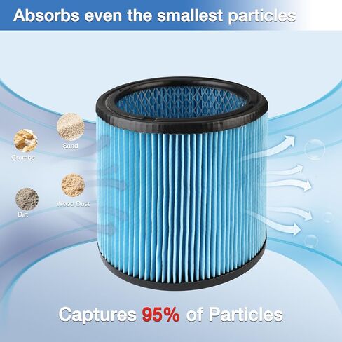 Shop-Vac High Performance 90350/90304/90344 Cartridge Filter, 90585 Foam Sleeve Filter Replacements in Kuwait
